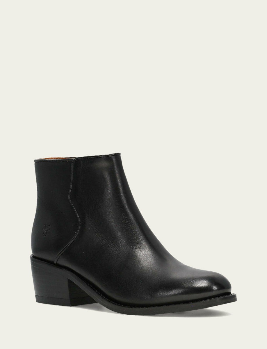 FRYE Women's Black Carson 2 Piping Booties