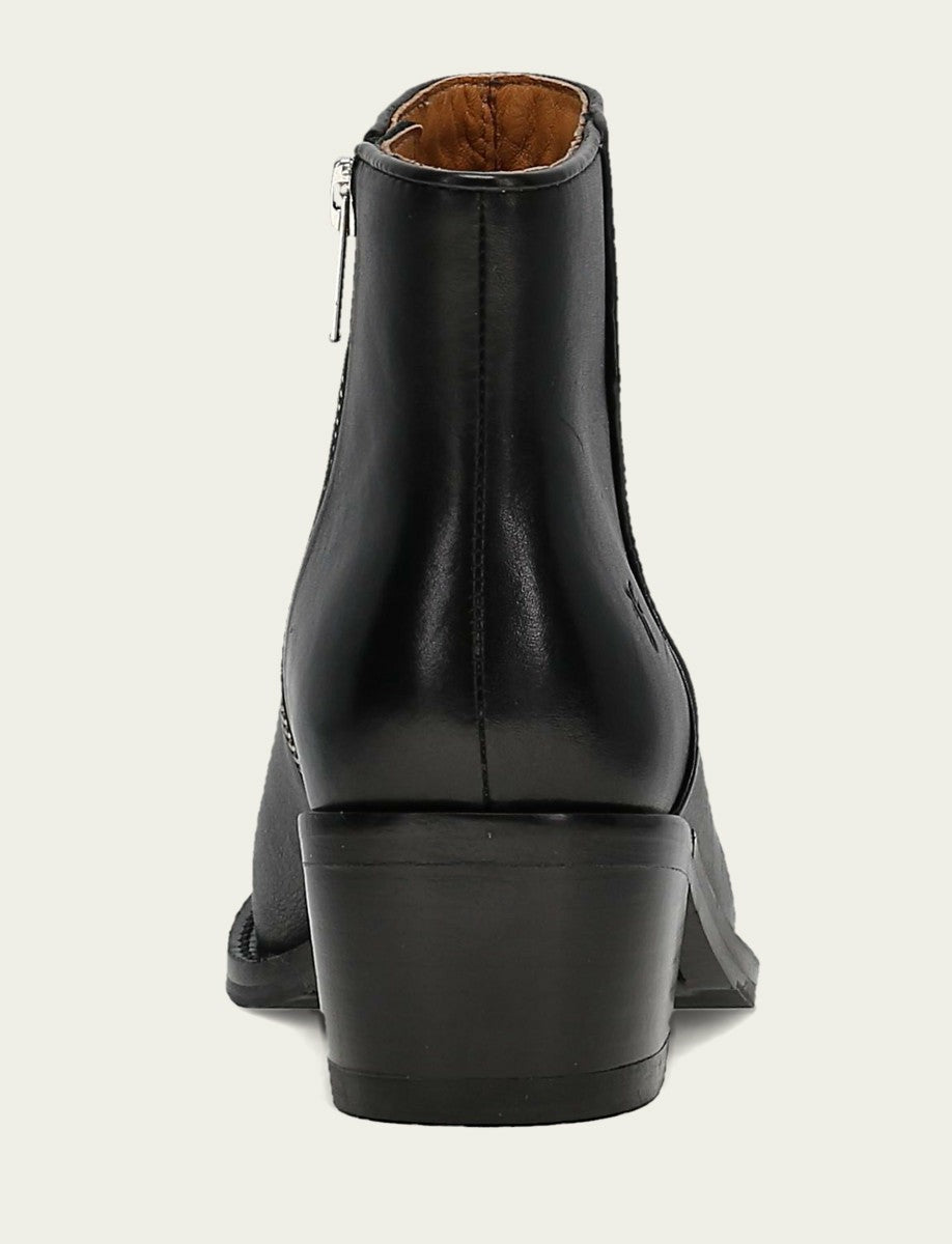 FRYE Women's Black Carson 2 Piping Booties