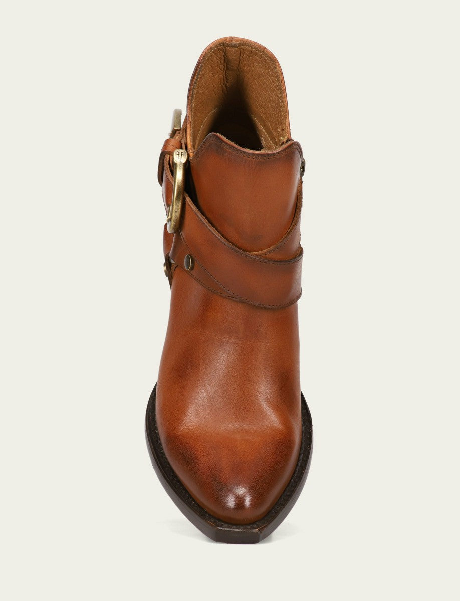 FRYE Women's Caramel Sacha Multi Strap Booties