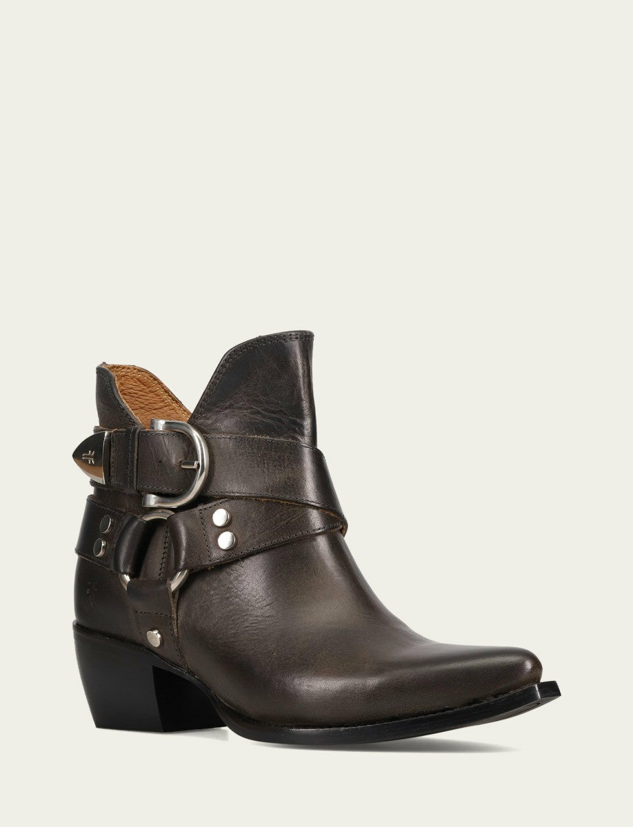 FRYE Women's Steel Sacha Multi Strap Booties