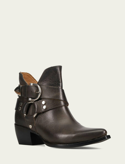 FRYE Women's Steel Sacha Multi Strap Booties