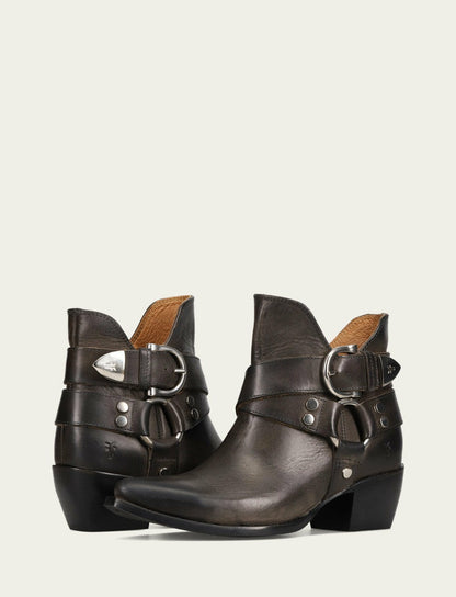 FRYE Women's Steel Sacha Multi Strap Booties