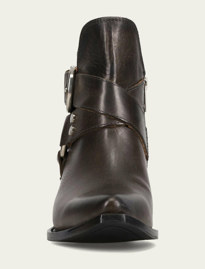 FRYE Women's Steel Sacha Multi Strap Booties