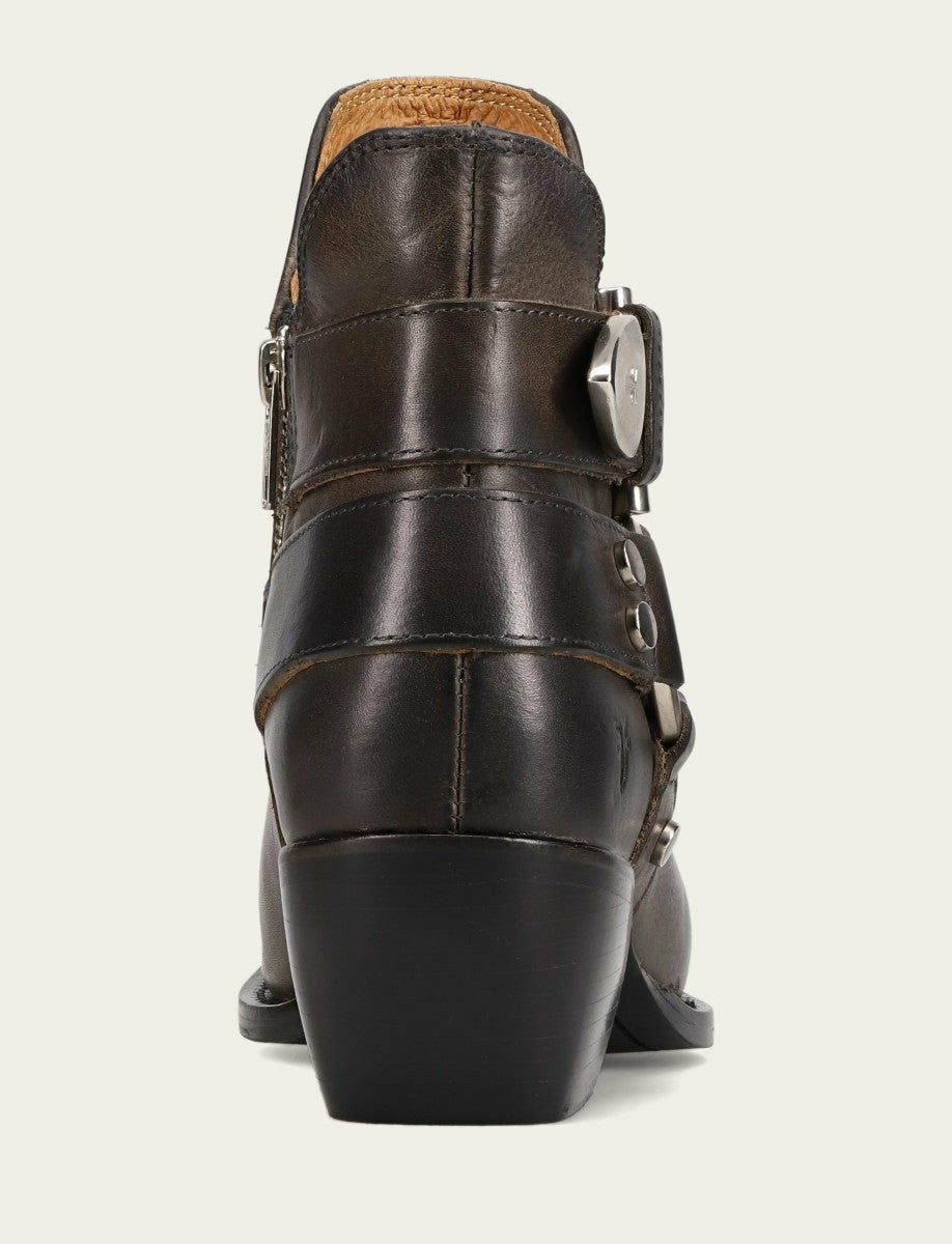FRYE Women's Steel Sacha Multi Strap Booties