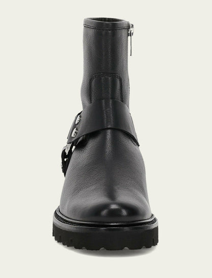 FRYE Women's Black Olivia Harness Short Booties