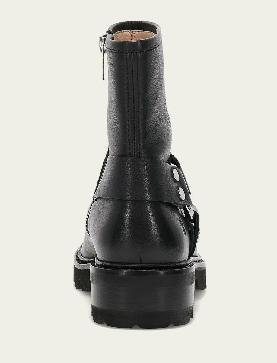 FRYE Women's Black Olivia Harness Short Booties