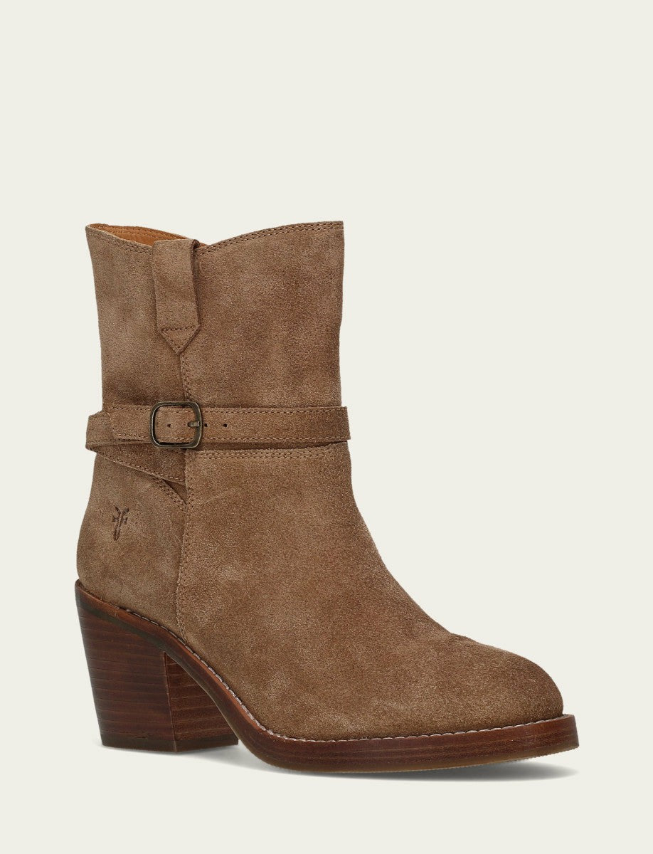 FRYE Women's Mushroom Rylee Belted Inside Zip Boot
