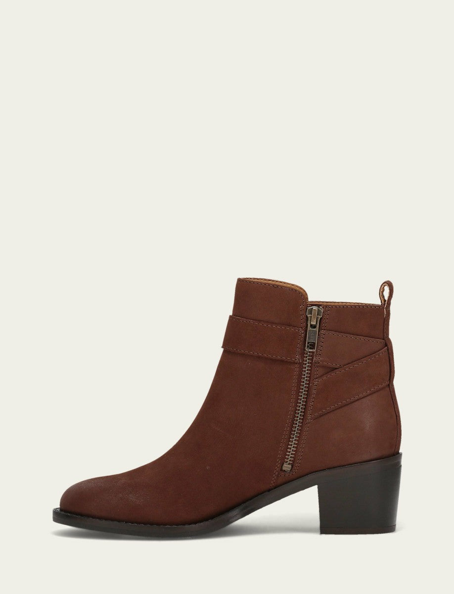 FRYE Women's Brown Piper Booties