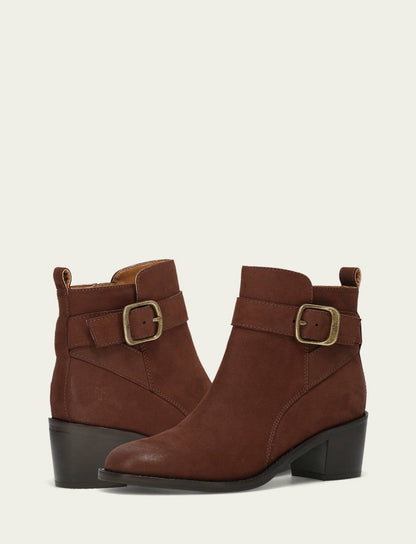 FRYE Women's Brown Piper Booties