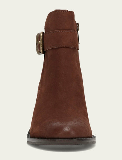 FRYE Women's Brown Piper Booties