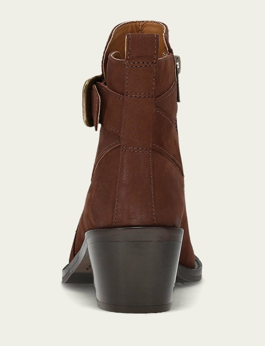FRYE Women's Brown Piper Booties