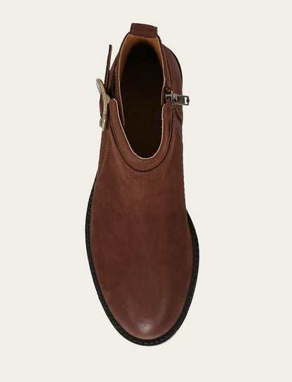 FRYE Women's Brown Piper Booties