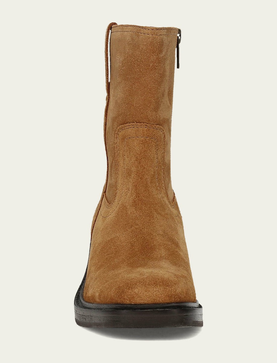 FRYE Women's Toffee Kate Short Inside Zip Boot