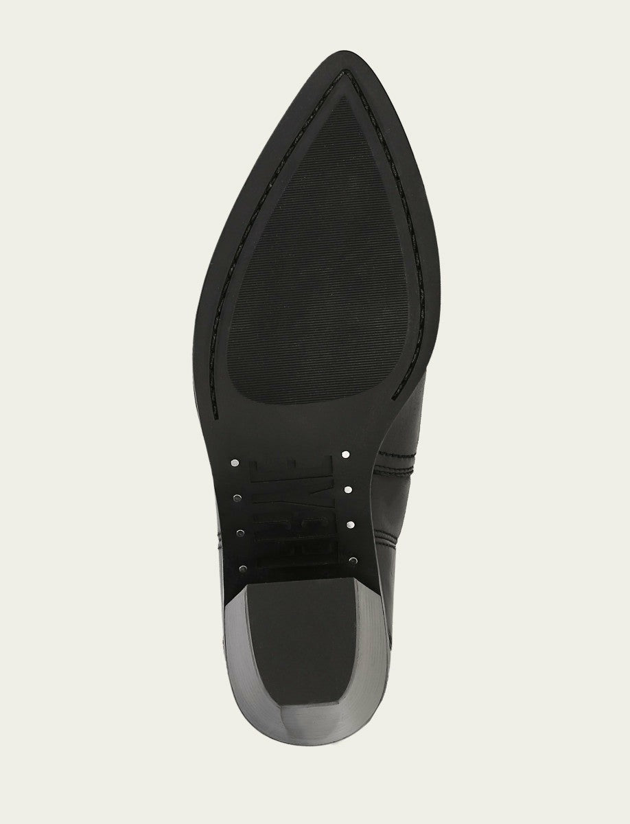 FRYE Women's Black Sara Wingtip Stud Boot