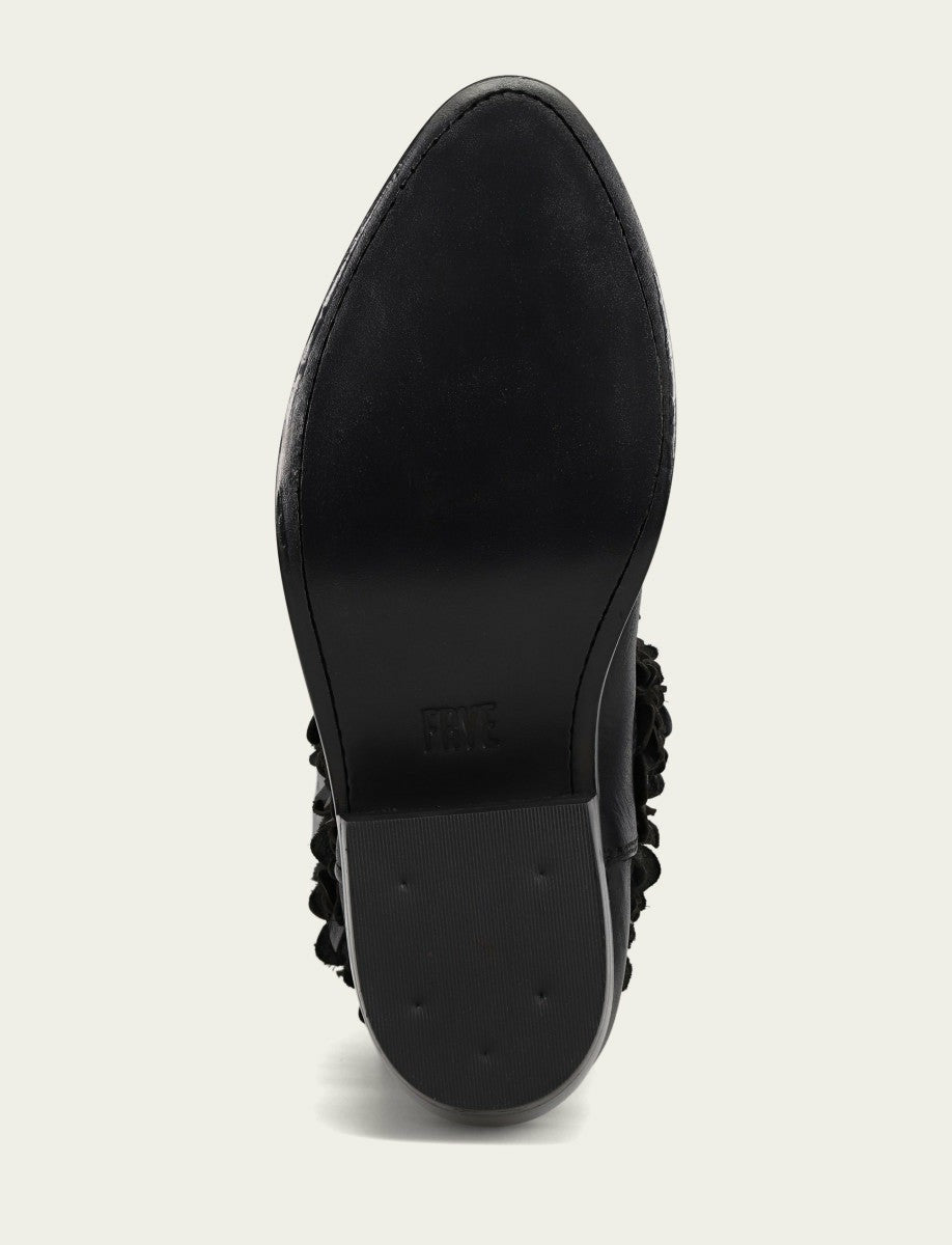 FRYE Women's Black Billy Flower Bootie