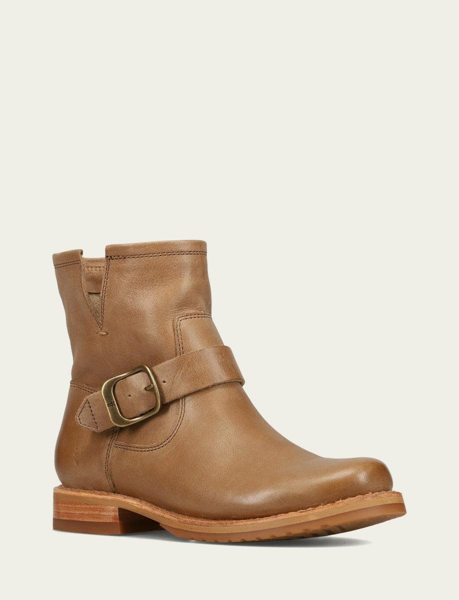 FRYE Women's Beige Veronica Flex Booties
