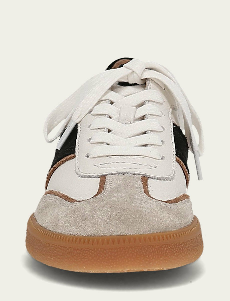 FRYE Women's White Black Milly Low Lace Sneaker
