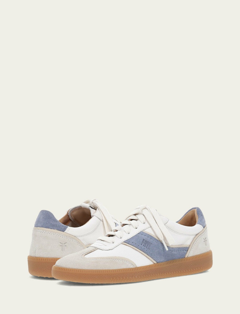 FRYE Women's Ivory Azul Milly Low Lace Casual Sneakers