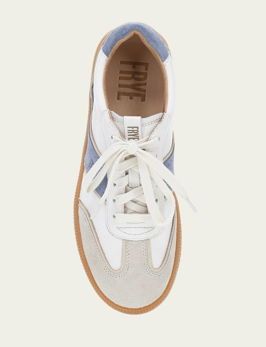 FRYE Women's Ivory Azul Milly Low Lace Casual Sneakers