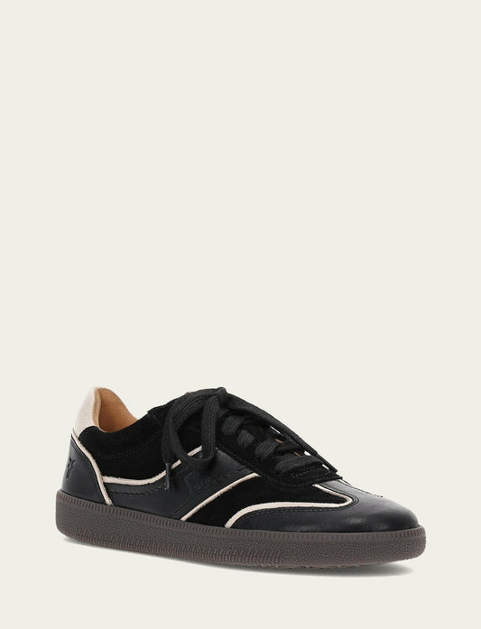 FRYE Women's Black Milly Low Lace Sneakers