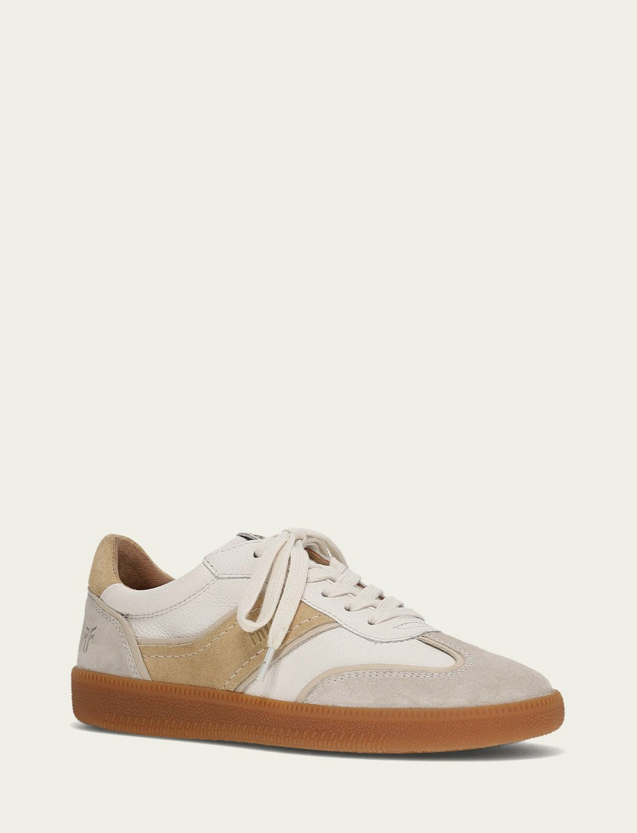 FRYE Women's Ivory Lemon Milly Low Lace Casual Sneakers