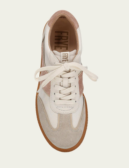 FRYE Women’s Ivory Rosa Milly Low Lace Casual Sneakers