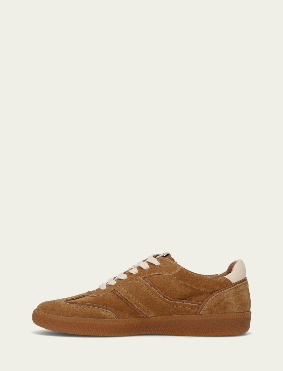 FRYE Women's Toffee Milly Low Lace Sneaker