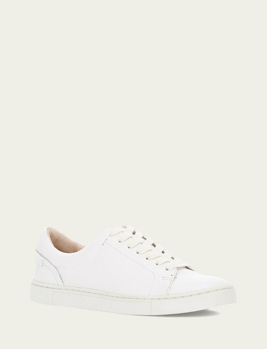 FRYE Women's White Ivy Low Lace Sneakers