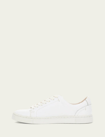 FRYE Women's White Ivy Low Lace Sneakers