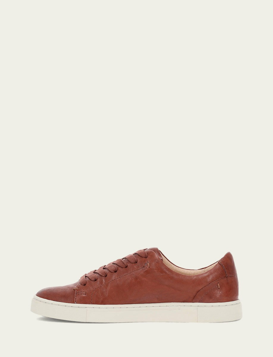 FRYE Women's Cognac Ivy Low Lace Sneakers