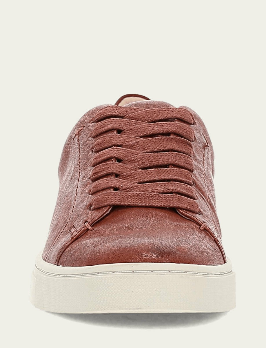 FRYE Women's Cognac Ivy Low Lace Sneakers