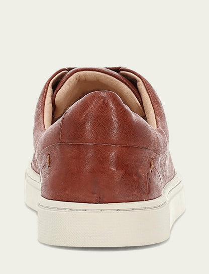 FRYE Women's Cognac Ivy Low Lace Sneakers
