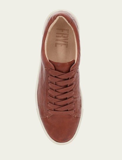 FRYE Women's Cognac Ivy Low Lace Sneakers