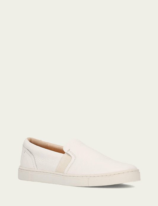 FRYE Women's White Ivy Slip On Sneakers