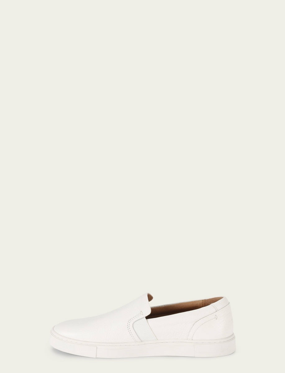 FRYE Women's White Ivy Slip On Sneakers