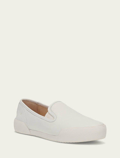FRYE Women's White Mia Slip On Sneakers