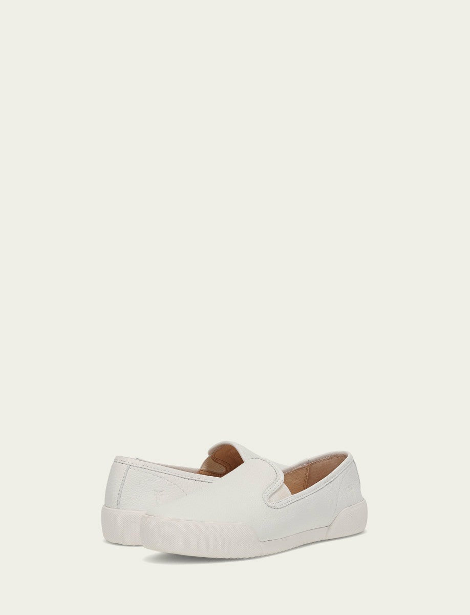 FRYE Women's White Mia Slip On Sneakers