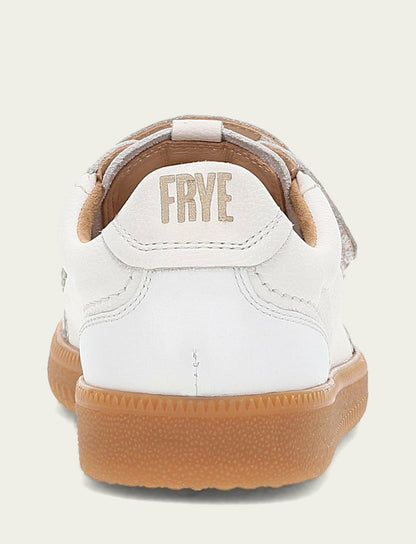 FRYE Women's White Milly 3 Strap Sneakers