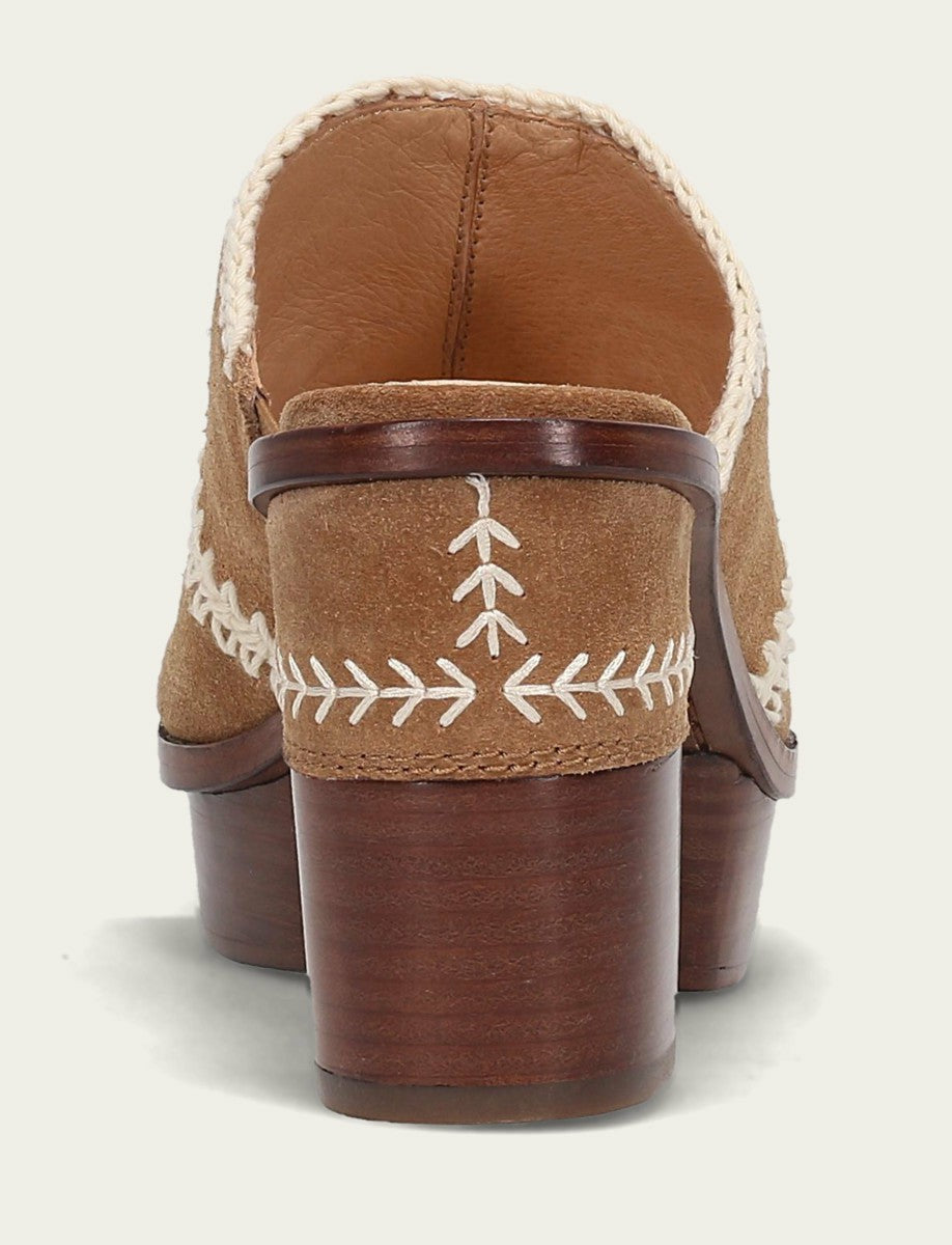 FRYE Women's Almond Pipa Crochet Platform Sandals
