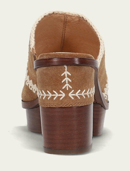 FRYE Women's Almond Pipa Crochet Platform Sandals