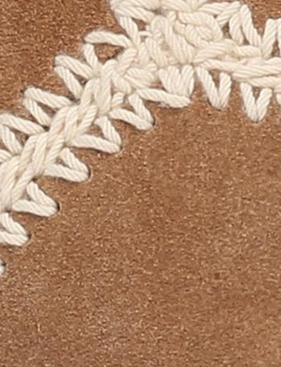 FRYE Women's Almond Pipa Crochet Platform Sandals