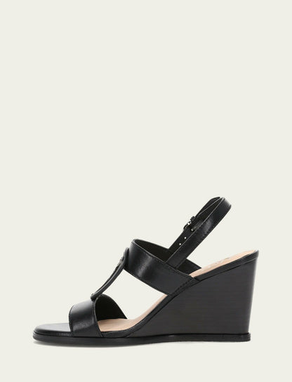 FRYE Women's Black Rachel Logo Sandals