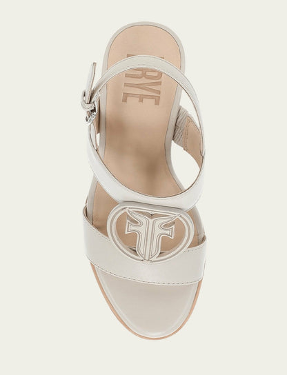FRYE Women's Ivory Rachel Logo Sandals