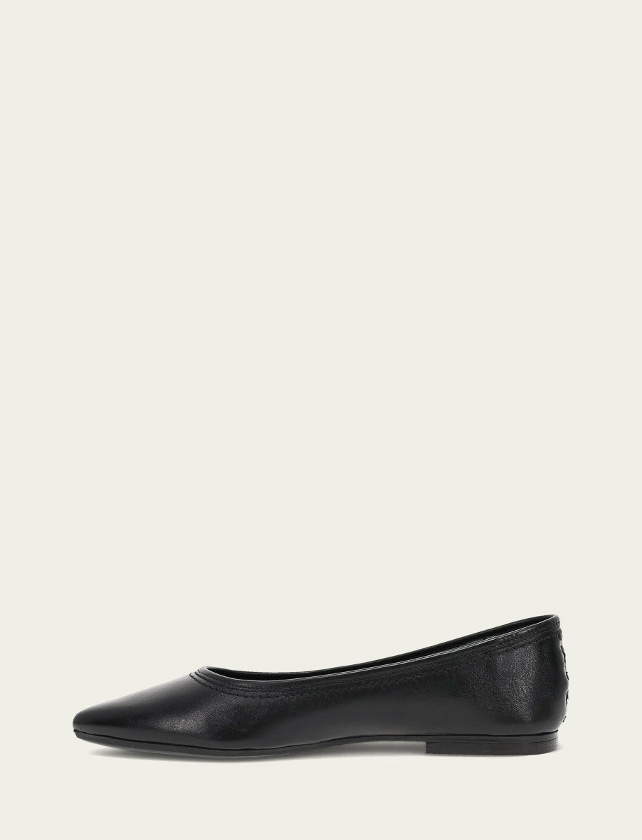FRYE Women's Black Heather Ballet Flats