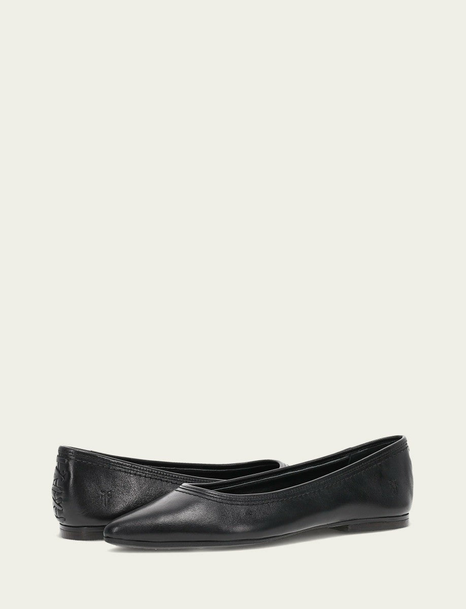 FRYE Women's Black Heather Ballet Flats