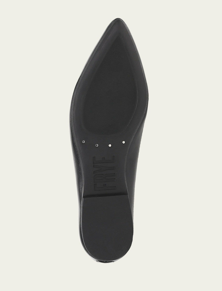 FRYE Women's Black Heather Ballet Flats