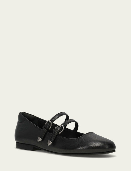 FRYE Women’s Black Carson Multi Mary Jane Flats