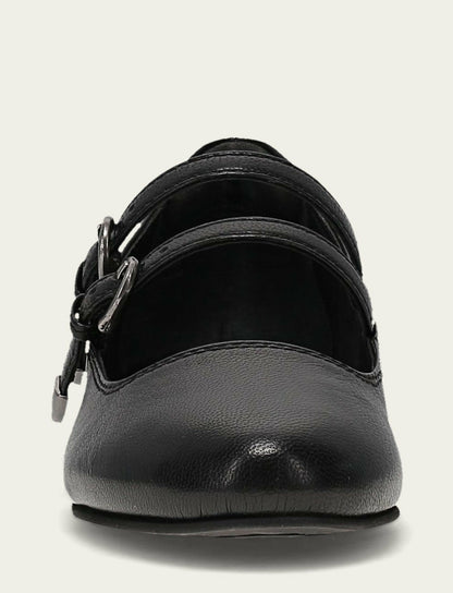 FRYE Women’s Black Carson Multi Mary Jane Flats