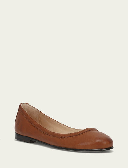 FRYE Women’s Cognac Carson Ballet Flats
