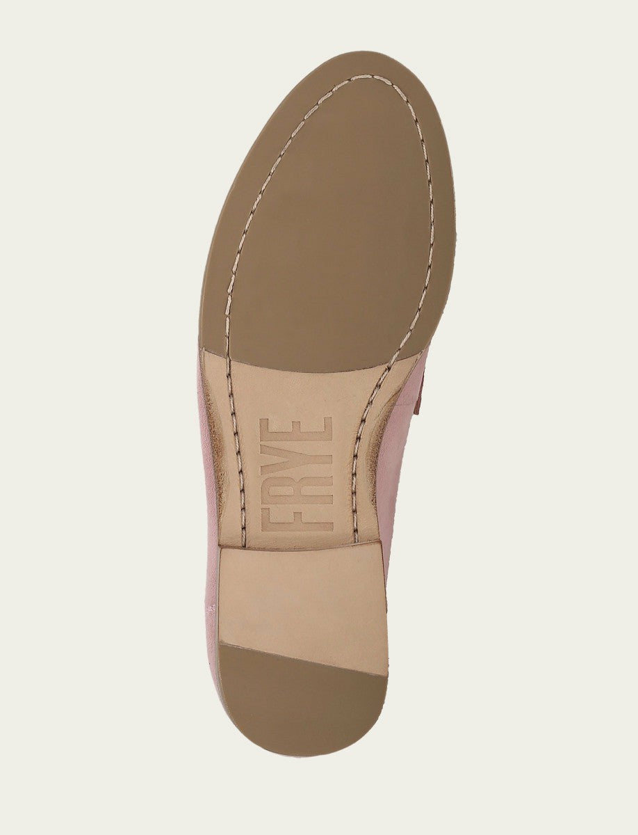 FRYE Women’s Soft Pink Faith Suede Loafers